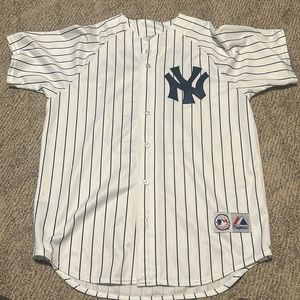 Large stitched Yankees Alex Rodriguez jersey, worn twice like brand new